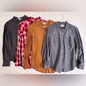 BUNDLE BUTTON-UP SHIRTS - Excellent Condition Women’s XS - Old Navy